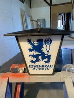 Lanterne Löwenbräu München Vintage avec Éclairage