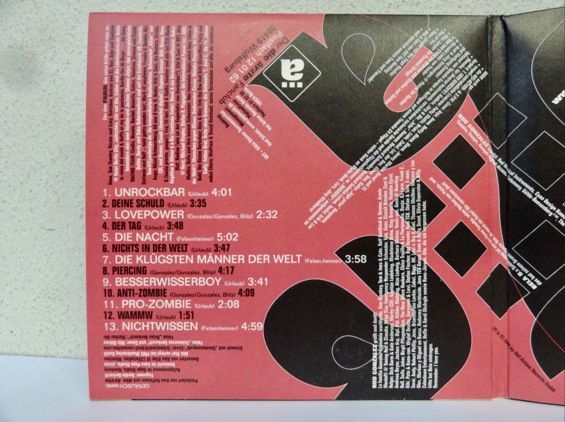 CDs: 2 CD DIE ÄRZTE / GERÄUSCH – Gebraucht aus Kerzers von djstarsky73 3