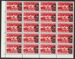 1936 : Nr. F25 im 20-er Bogenteil postfrisch ** KP 300.--