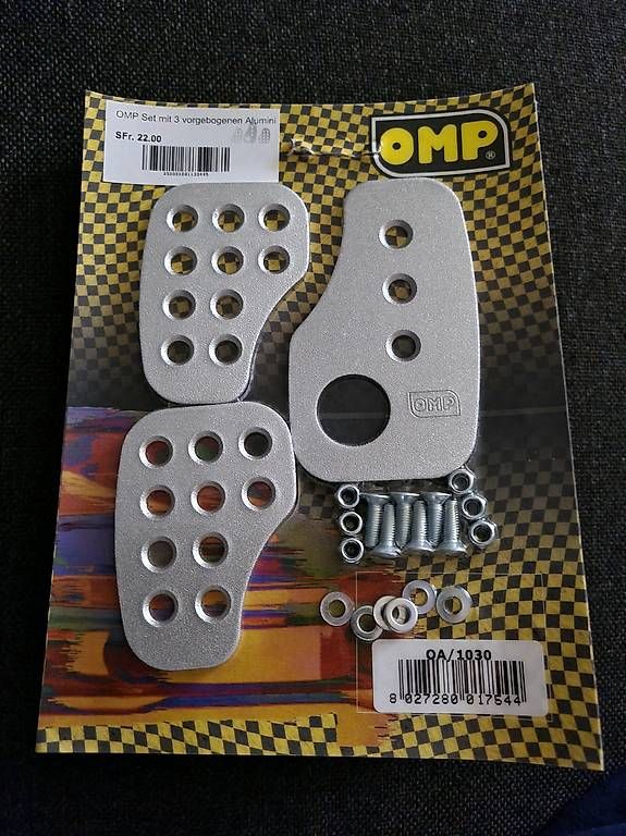OMP Tutti pezzi di ricambio auto: Alupedal-Set von OMP – Nuovo e nell'imballaggio originale da Neunkirch venduto da shrooms