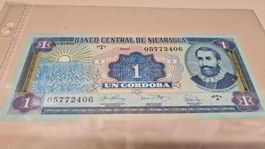 Nicaragua 1 Cordoba 1990, Banknote NEU