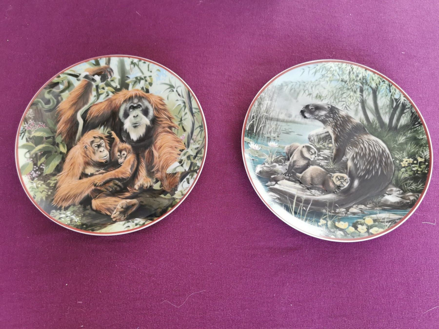Villeroy & Boch Teller: 2 WWF Sammelteller: "Otter" und "Orang-Utan" – Neu (gemäss Beschreibung) aus Gockhausen von Porcini56
