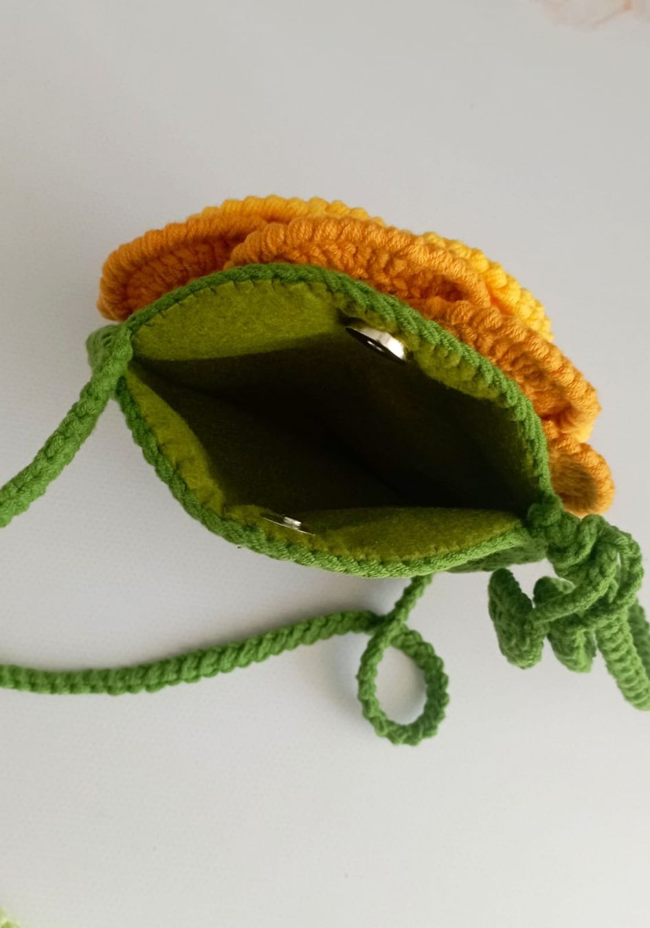 Kindertaschen: Häkel Kindertasche mit Haarspangen – Neu (gemäss Beschreibung) aus Kaltbrunn von gurlukhandmade 1