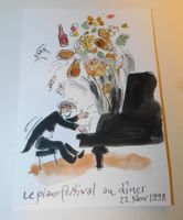 Neue Fundschätze Kunst Röbi Wyss original Aquarell Zeichnung