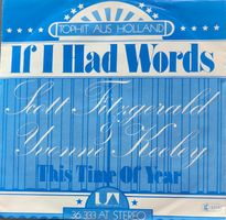 Vinyl Single Scott Fitzgerald - If I Had Words