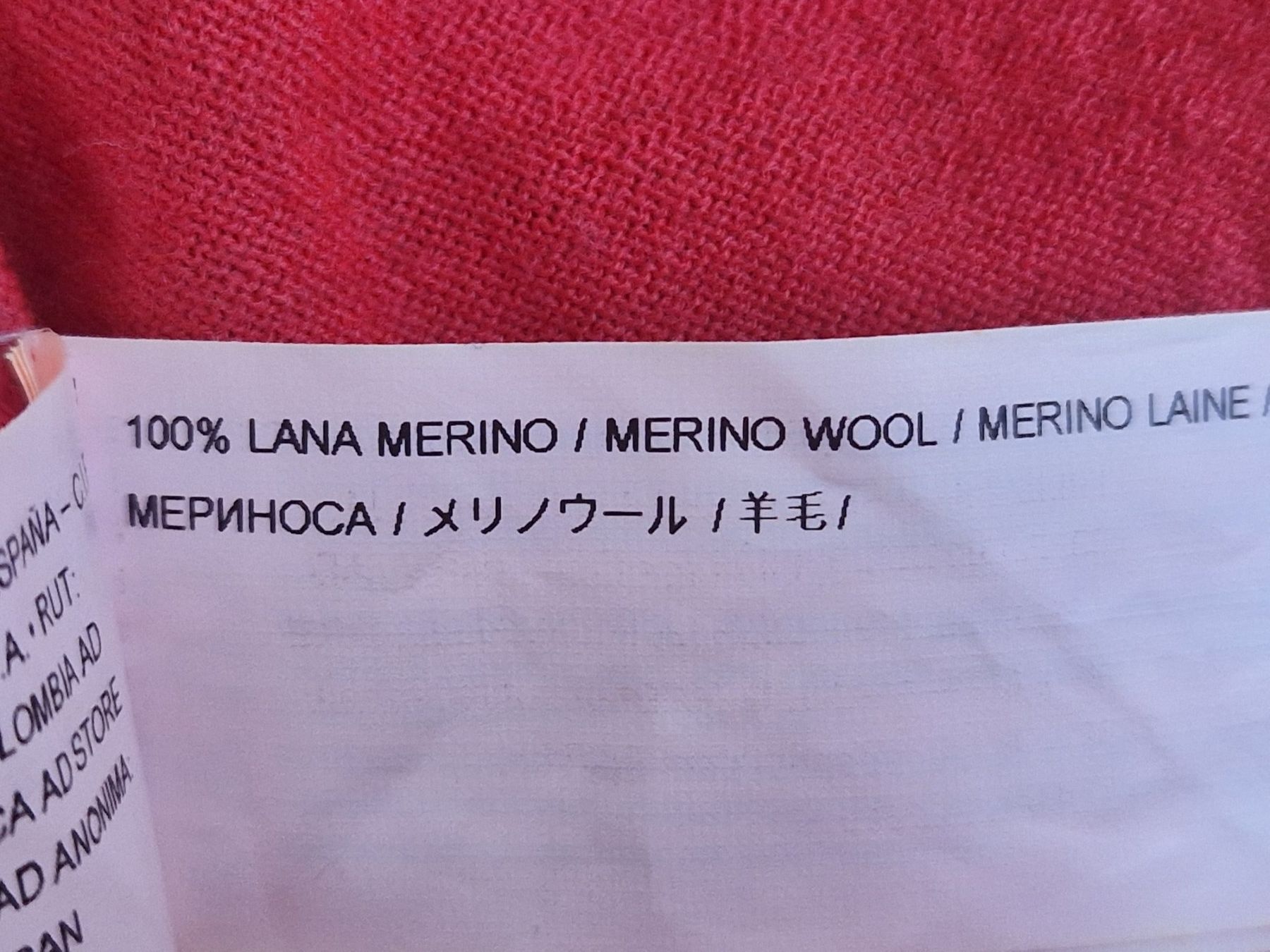 Pullover & Sweatshirts: Pullover 100% Merinowolle rot V-Kragen M spanische Grösse – Neu (gemäss Beschreibung) aus Zürich von yro_qvz7 3