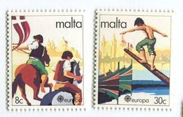 Briefmarken "Kinder". Malta.