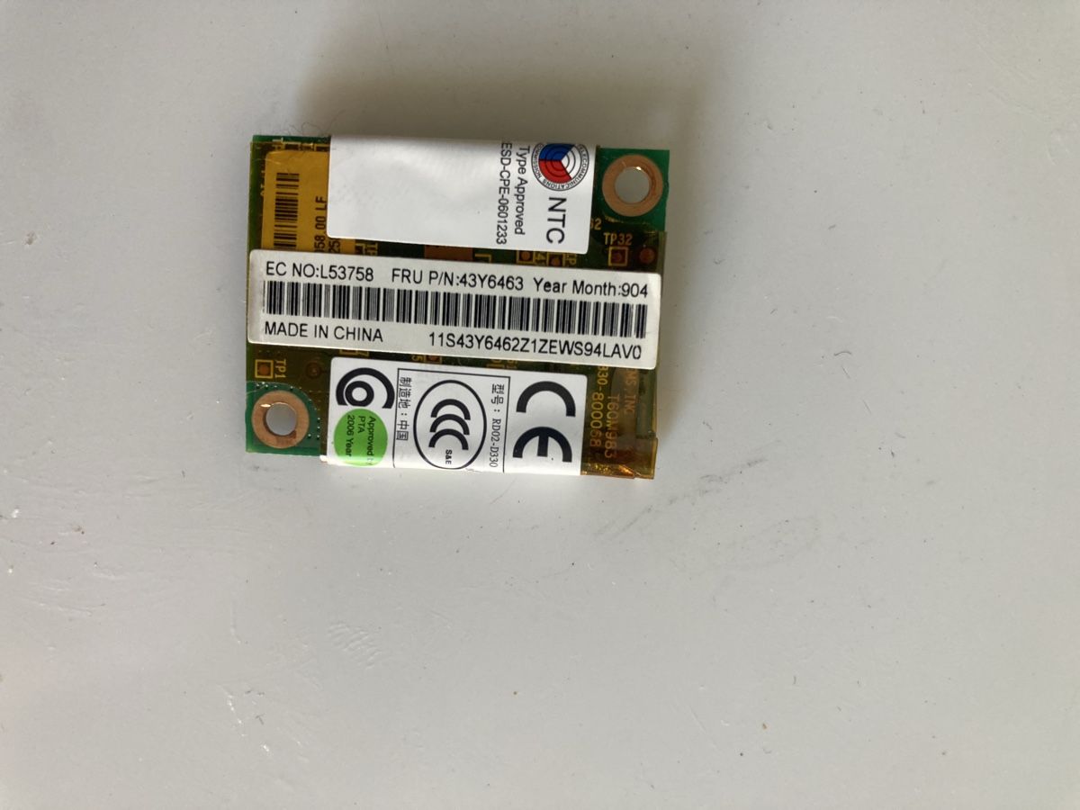 Lenovo Componenti elettronici: Lenovo Modem Card – Usato da Flawil venduto da rcnkr 2