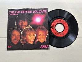 ABBA tolle Single The day before you came Kult 1982