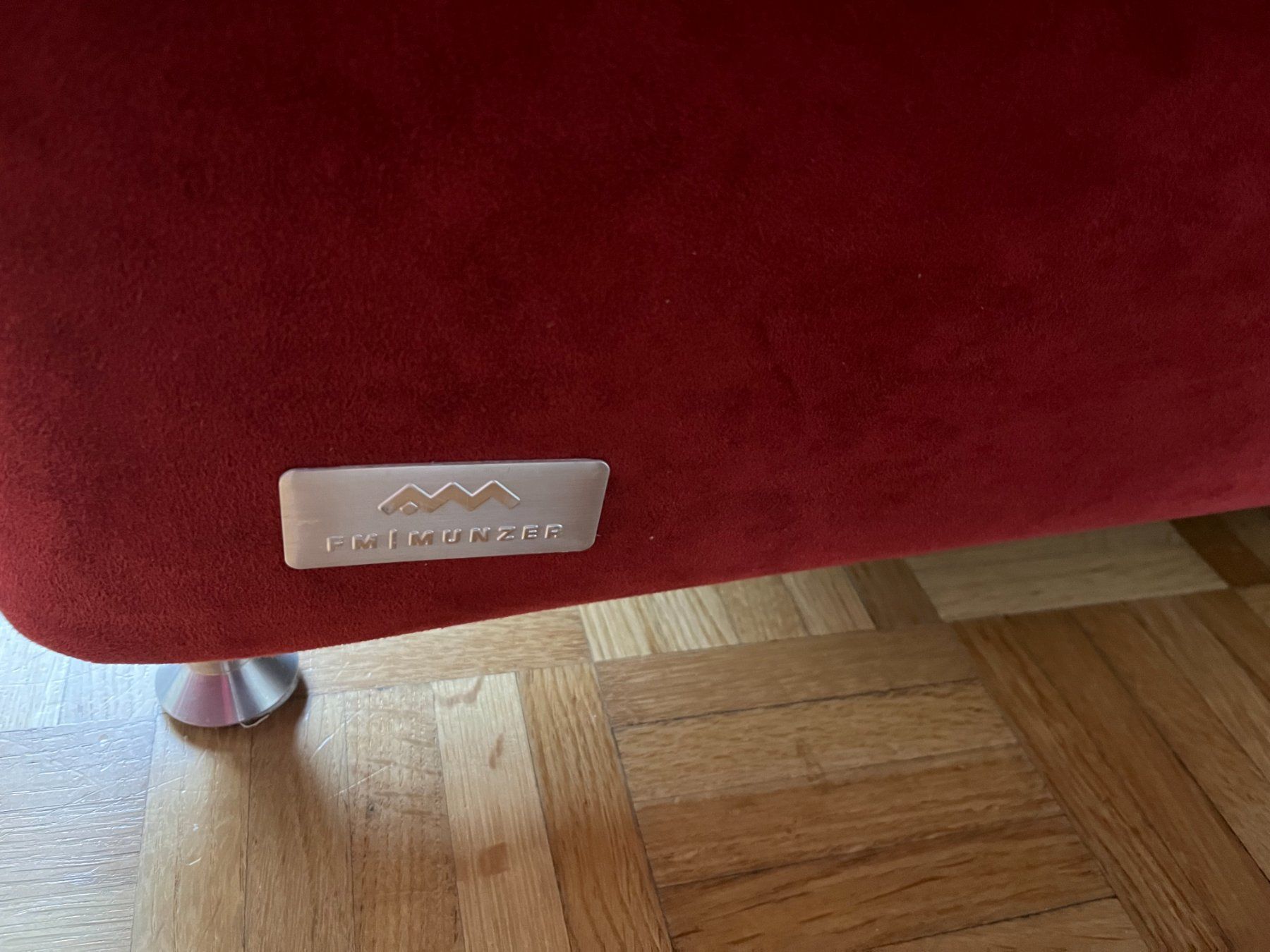 Sofas: Zwei 2-Sitzer weinrot Sofas von FM Munzer – Gebraucht aus Zollikofen von KaiP01 1
