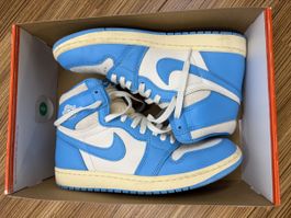 Nike Air Jordan 1 Retro High OG blau weiss Grösse 43