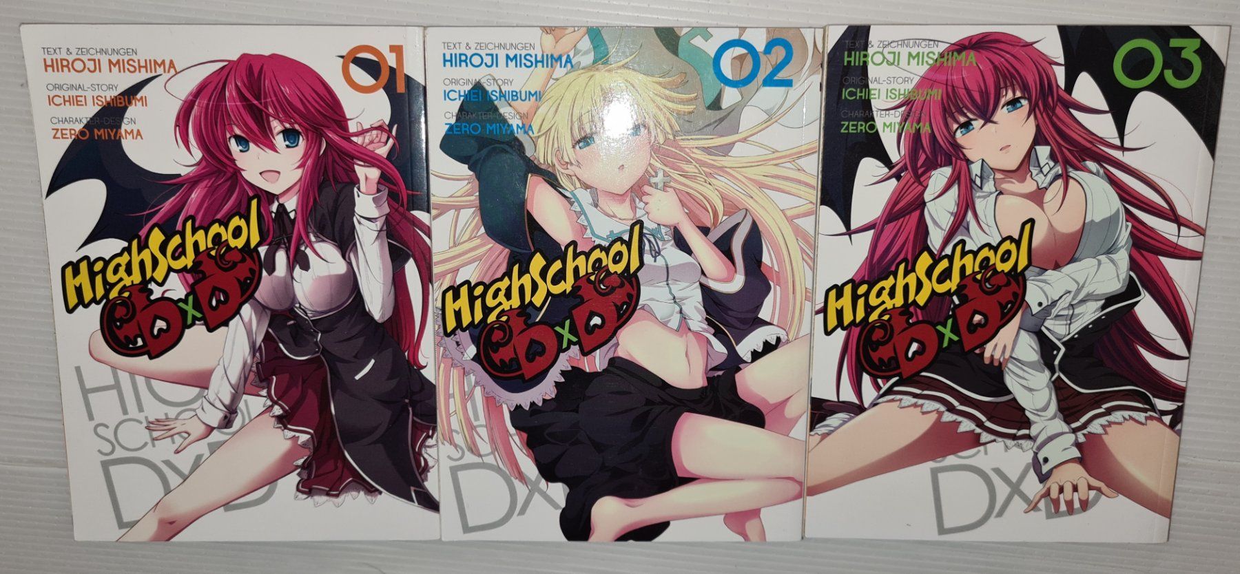 Comics: HighSchool DxD 1 bis 3 Manga – Gebraucht aus Münchenstein von vitalfit 3