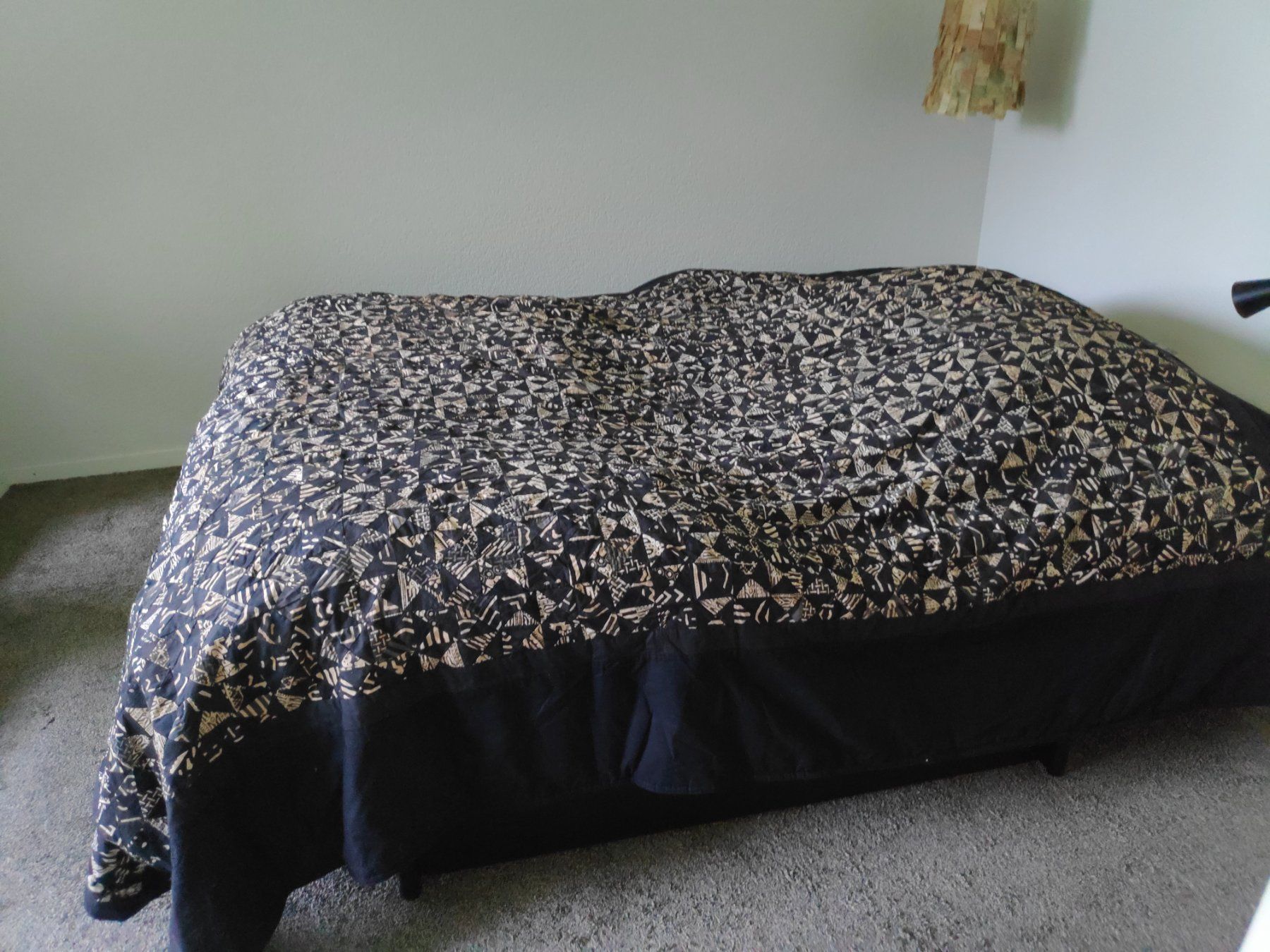 Coperte: Vintage Bettüberwurf Quilt Patchwork Doppelbett Handarbeit – Usato da Illnau venduto da Bab58blau 2