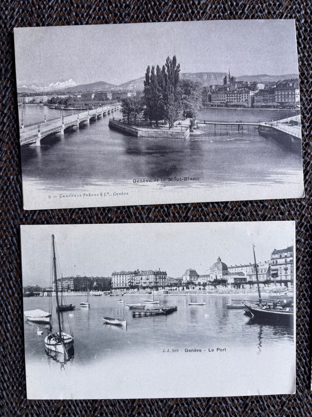 Cartoline postali: 5 anciennes cartes postale Genève – Usato da Châtel-St-Denis venduto da Vaillant1 2