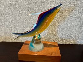 Murano Fisch aus Glas Vintage
