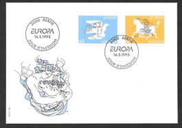 FDC Serie 880-881 Europamarken ET 16.5.1995
