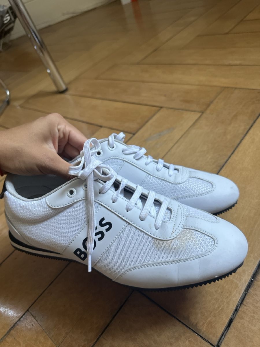 Hugo Boss Scarpe da uomo: Boss Sneaker Herren Weiss Grösse 41  – Usato da Luzern venduto da w.welihodska 1