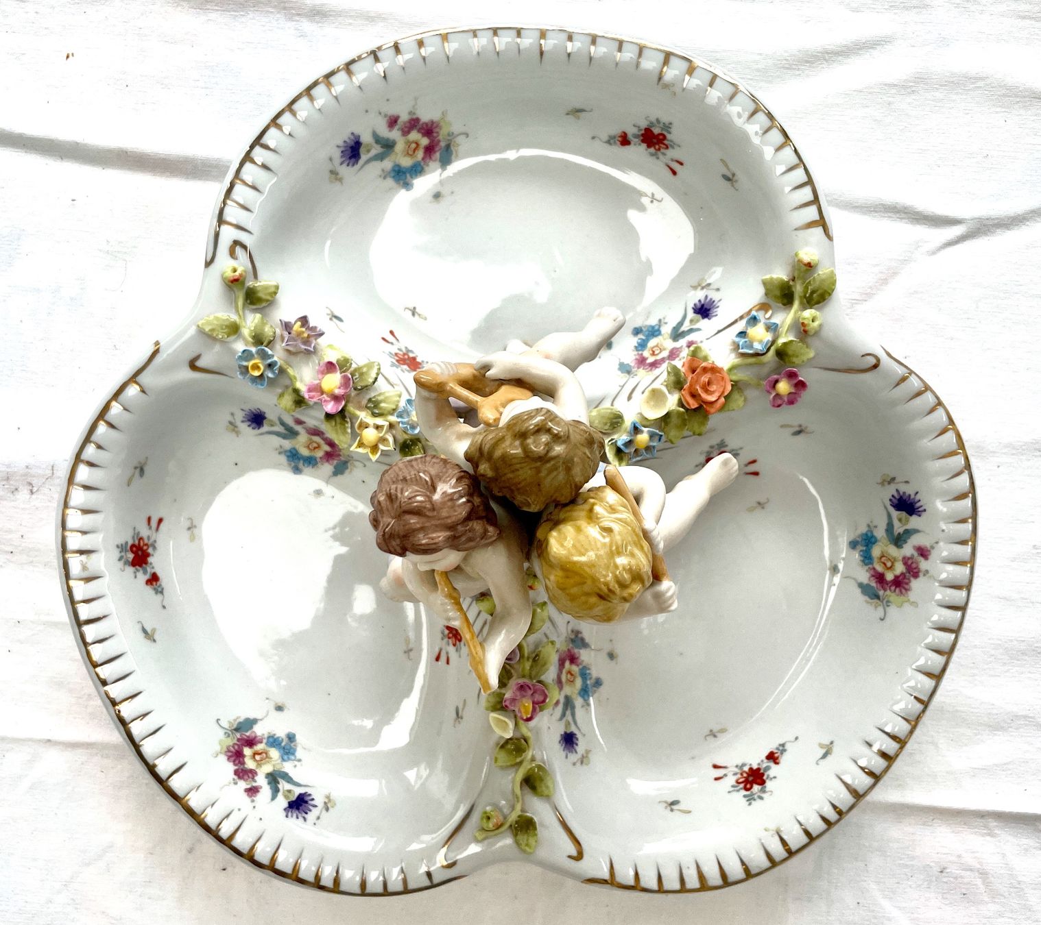 Servierplatten: Jugendstil Porzellan Schale – Gebraucht aus Kleinlützel von Schatzkiste_Laufen 2