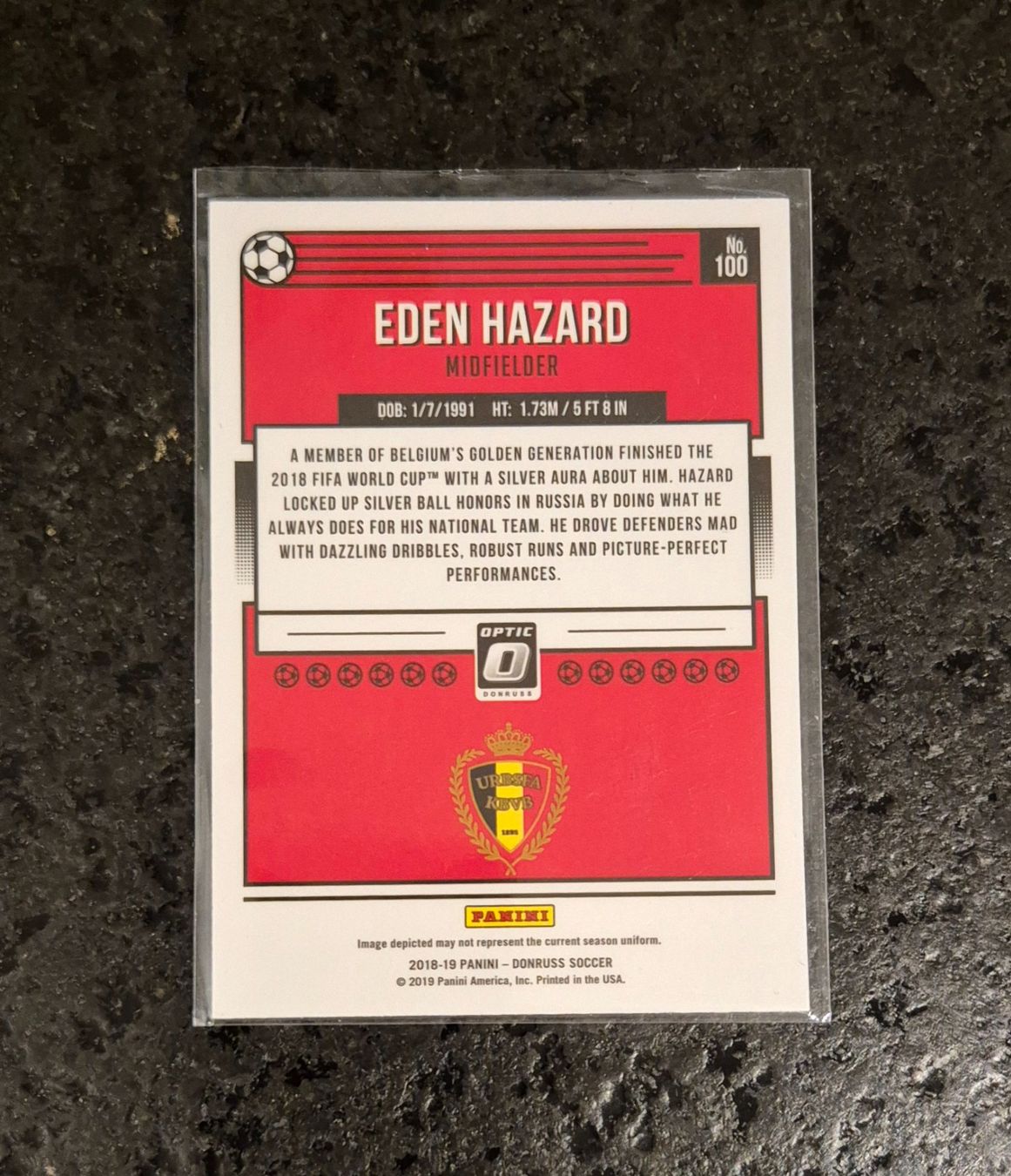 Topps Carte collezionabili: Eden Hazard - Belgien - Panini – Nuovo (secondo la descrizione) da Burg AG venduto da Danoe 1
