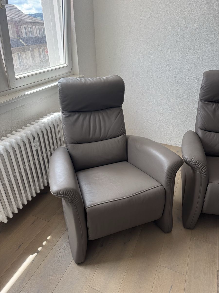 Sofas: Leder Sofa set 3 und 1 – Gebraucht aus Niedergösgen von bek_w6hm 4
