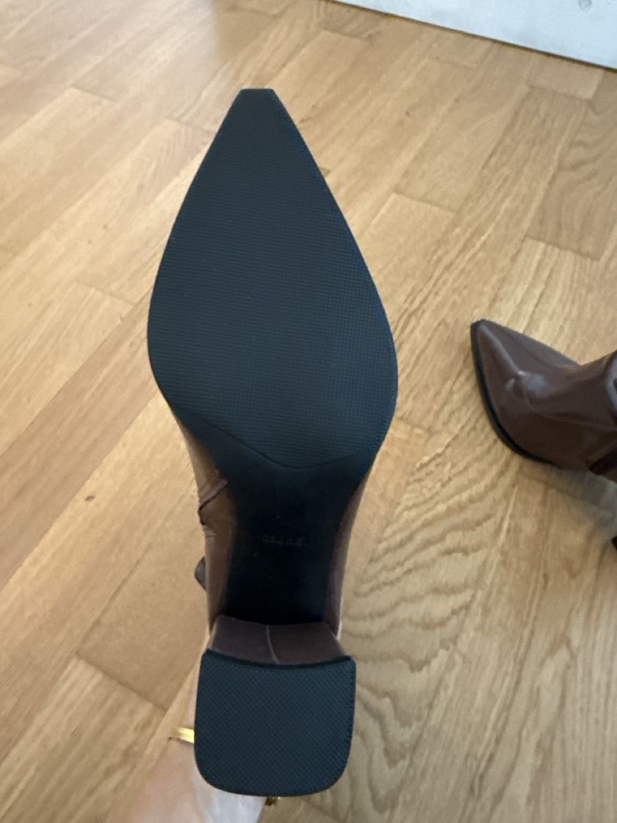 Scarpe da donna: Stiefel Lackleder braun – Nuovo (secondo la descrizione) da Uster venduto da Marciii 2