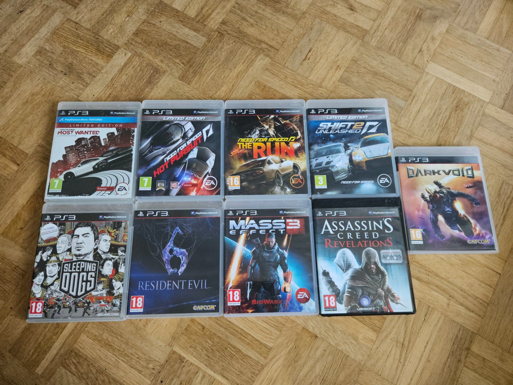 Spiele: PS3 SpieleSammlung,Need for speed,Masseffect,assassins creed – Gebraucht aus Hombrechtikon von JackBleacher