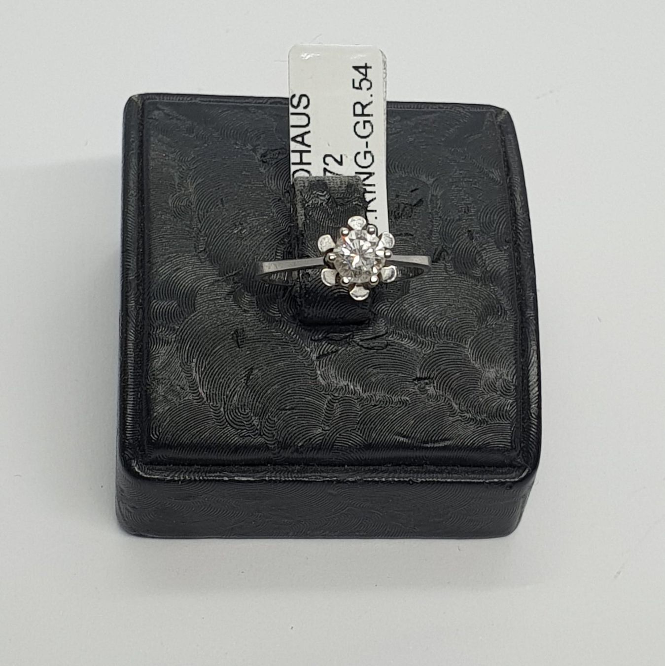 Anelli: Echt 14K Gold - Diamant Ring – Usato da Luzern venduto da Luzern-Goldhaus