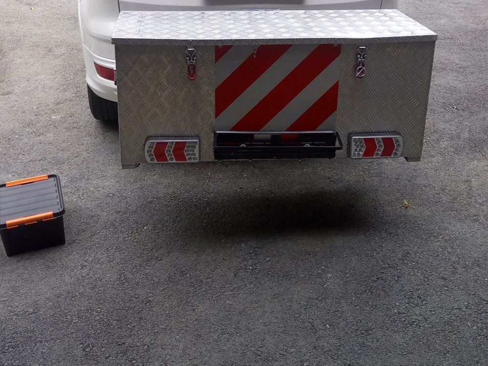 Alu Heckbox für AHK abklappbar (Gebraucht) in Oberbuchsiten für CHF 439 ...