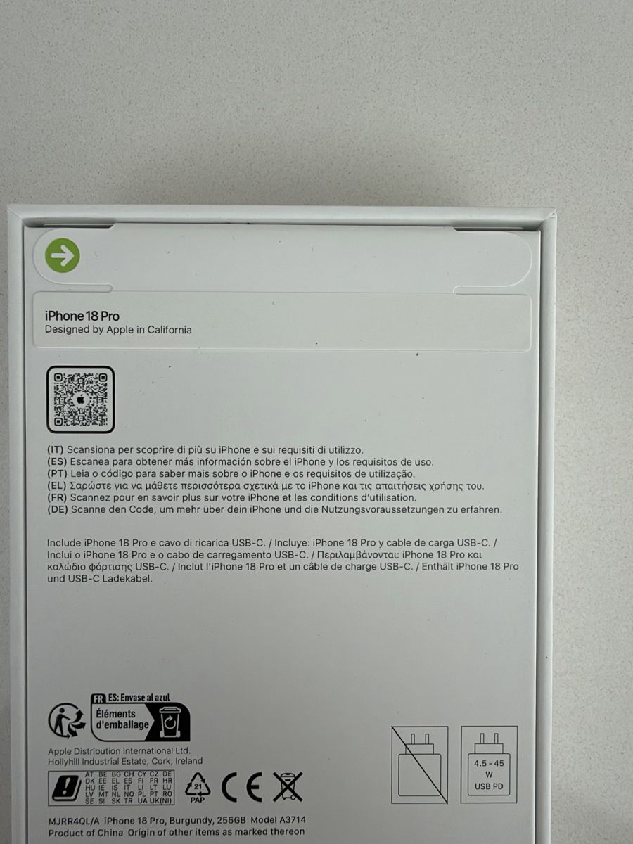 Apple Telefoni cellulari / Smartphones: iPhone 18 Pro 256GB UNGEÖFFNET – Nuovo e nell'imballaggio originale da Wohlenschwil venduto da Rabbithole7 2
