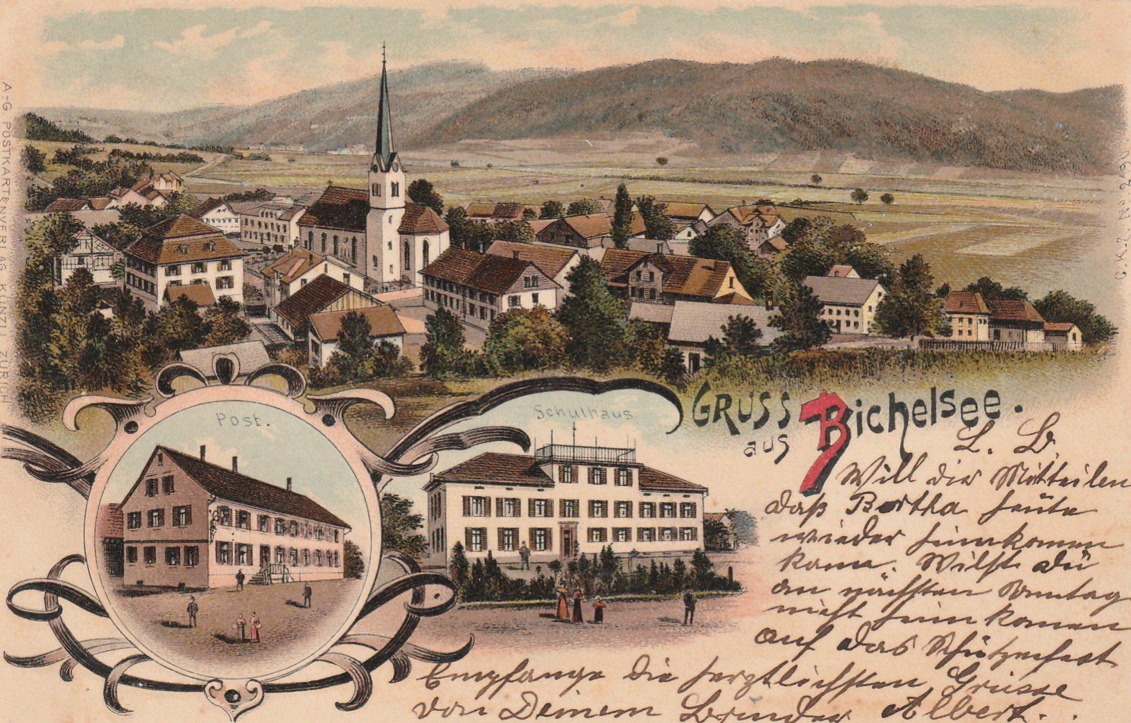 Cartoline postali: Bichelsee Litho – Usato da Rorschacherberg venduto da fratovi2