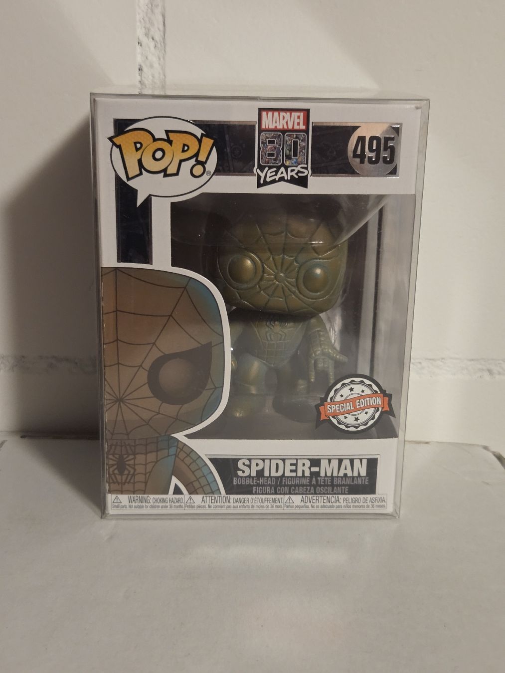 Funko Statuette: Funko Pop Marvel 80 Years Spider-Man 495 Special Edition – Nuovo e nell'imballaggio originale da Dürrenäsch venduto da JFAS