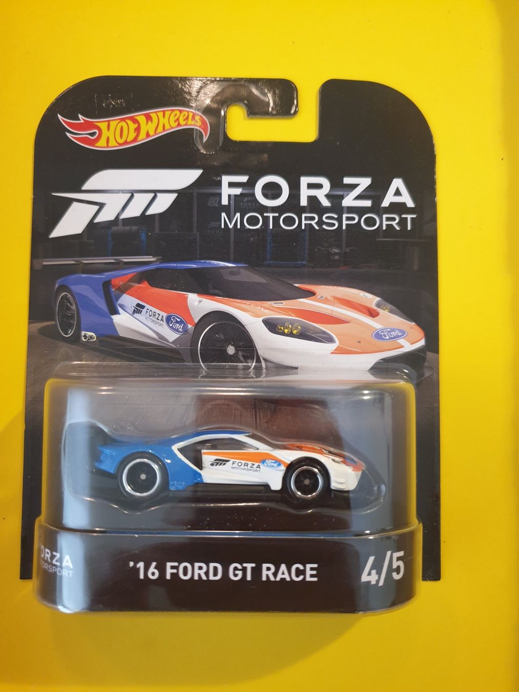 Hot Wheels Modellini d'auto: Hot Wheels '16 FORD GT RACE – Nuovo e nell'imballaggio originale da Oftringen venduto da Rotor 1