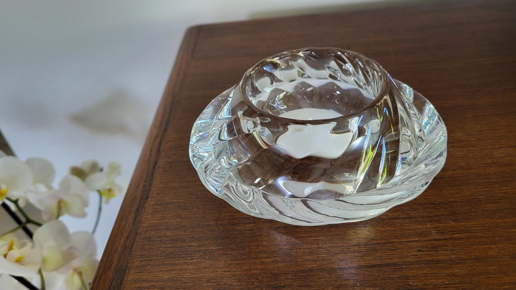 Bicchieri: Kristall Teelicht Durchm. 14cm – Usato da Turgi venduto da rut_p556 1