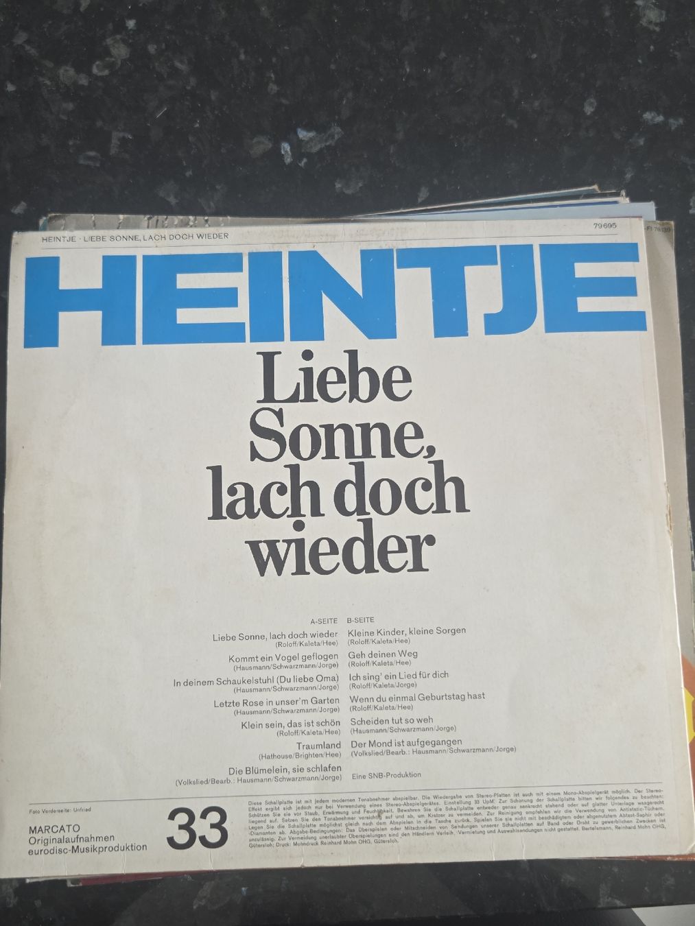 Dischi in vinile: Heintje  – Usato da Müntschemier venduto da Fee_00 1