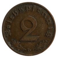 Deutschland - 2 Reichspfennig - 1938 - D
