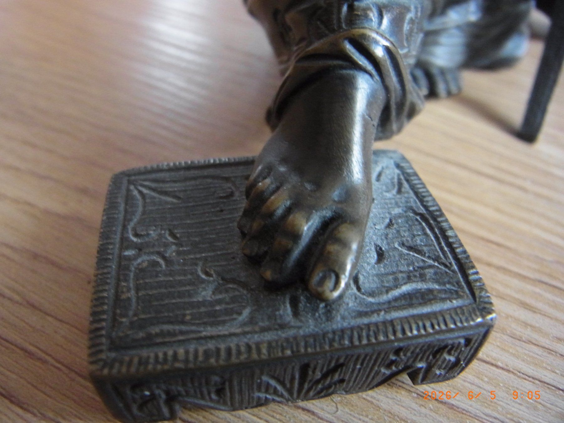 Statuette: Antike Bronze Figur eines römischen Denkers...... – Usato da Uezwil venduto da Fauchi51 2