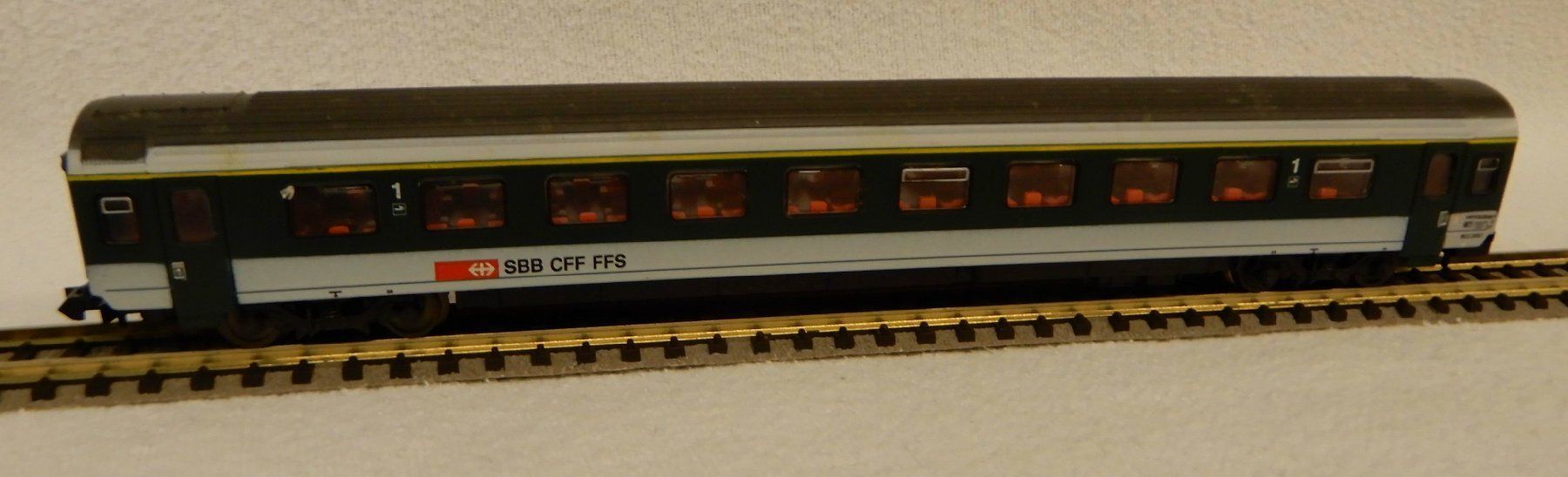 Roco Modelleisenbahnen: 5 Roco SBB Wagen Spur N – Gebraucht aus Rupperswil von Ropi03 2