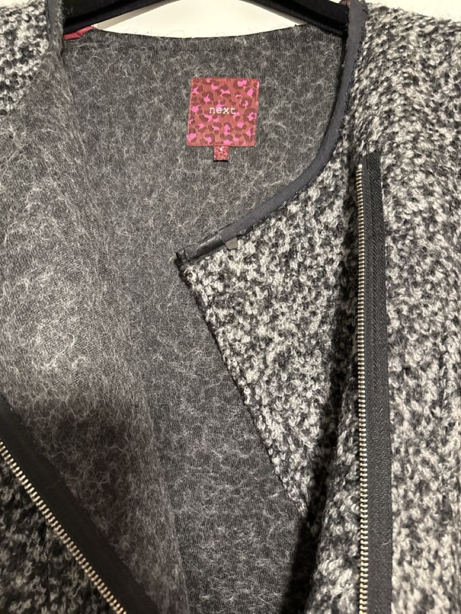 Next Giacche: Next Grey Biker Jacket, Size 8, ladies - great cond! – Usato da Oberglatt ZH venduto da Sale12 4