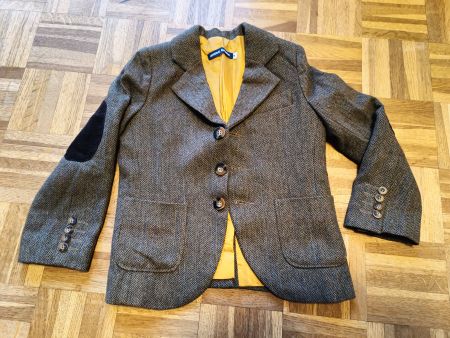 Original Marines Blazer Gr 104 Jungen braun Wolle
