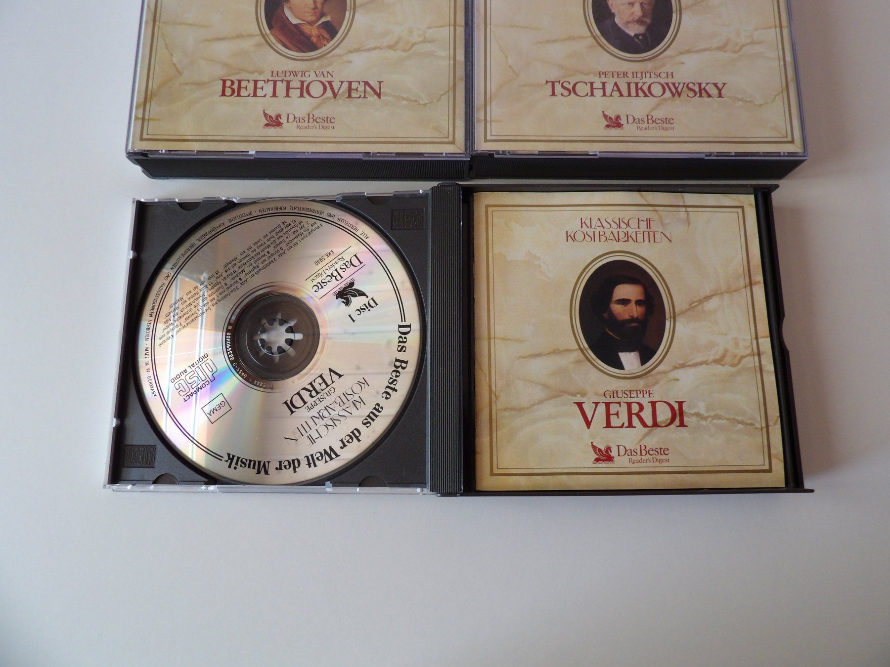 CD: Klassik CD Mozart, Schubert, Verdi, Beethoven, Tschaikowsky – Usato da Niederlenz venduto da Steff99 1