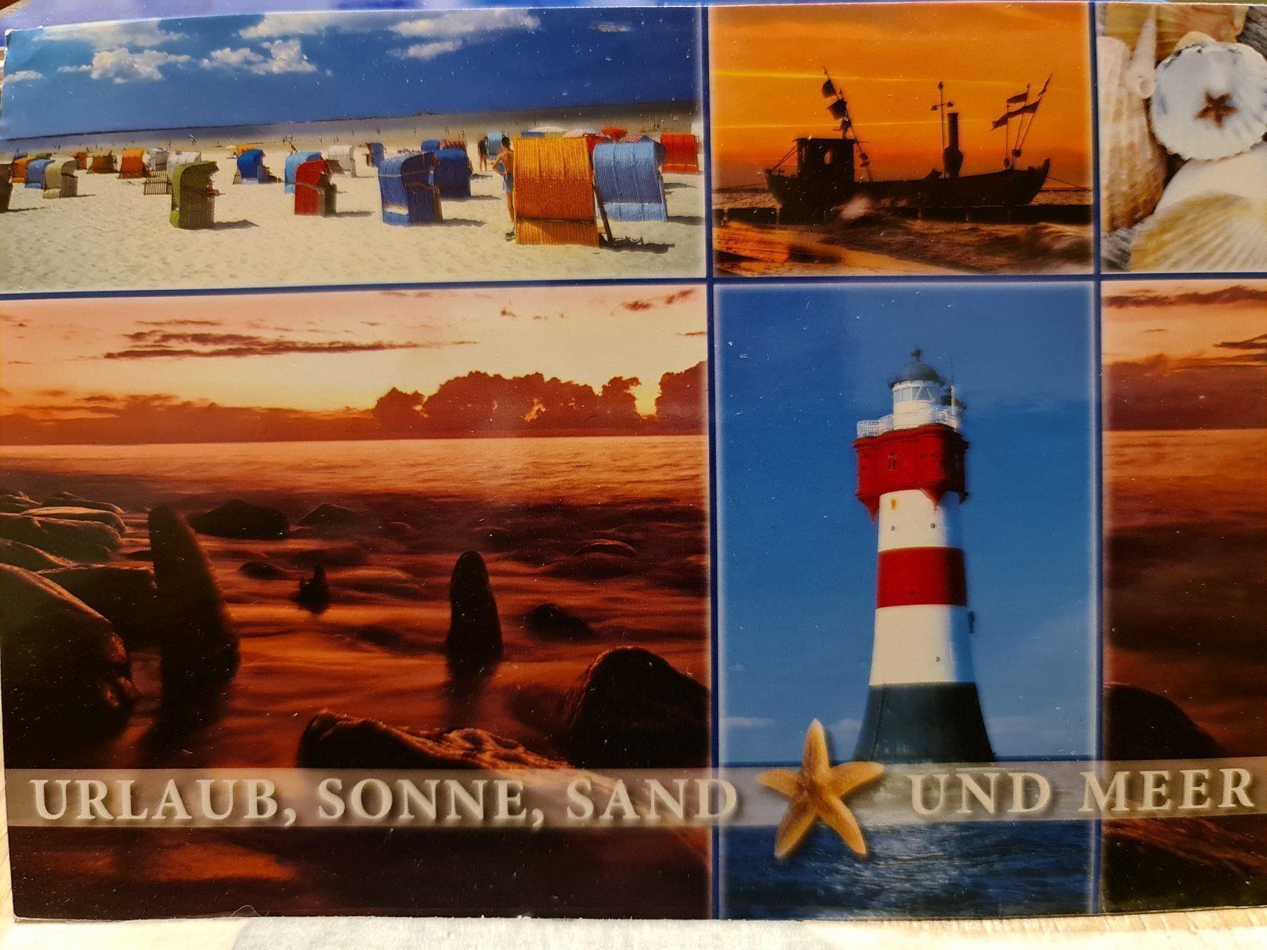 Cartoline postali: Ansichtskarte Schöne Grüsse von der See – Usato da Dintikon venduto da Vexi