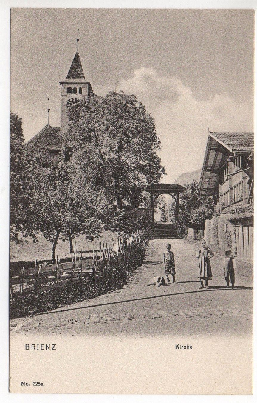 Cartes postales: BRIENZ Kirche - Kinder – D'occasion à Jona par philajona