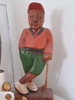statuette Golfeur bois 30cm
