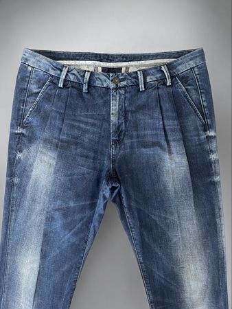 Pepe Jeans London Bundfaltenhose CHINTZ W30 L34 Blau
