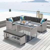 Ecksofa 8 Sitzer wasserfest