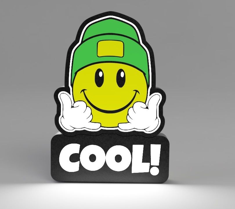 Lampade: COOL Themed Light Lightbox LED Customizable Name – Nuovo (secondo la descrizione) da Vicques venduto da PAMB3D 2
