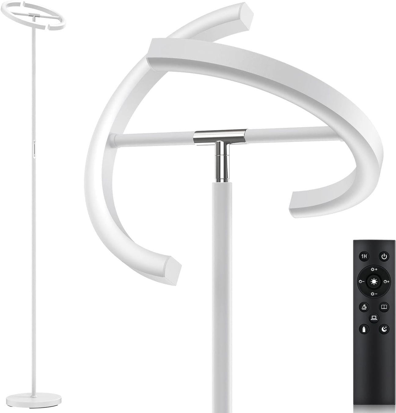 Lampadari & plafoniere: Stehlampe Wohnzimmer LED Dimmbar 1300LM Deckenfluter Touch – Nuovo e nell'imballaggio originale da Hundwil venduto da pak_7zvn