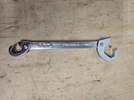 Lux-Tools Rollgabelschlüssel, 9-22 mm, Chrom-Vanadium Stahl