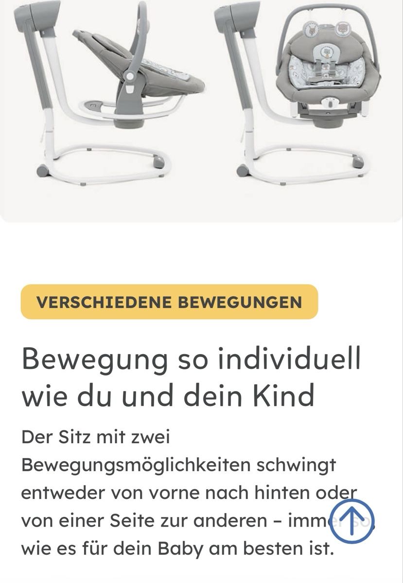 Joie Altre altalene da giardino: Joie Serina 2 in 1 Babyschaukel – Nuovo (secondo la descrizione) da Neerach venduto da priWalker93 6