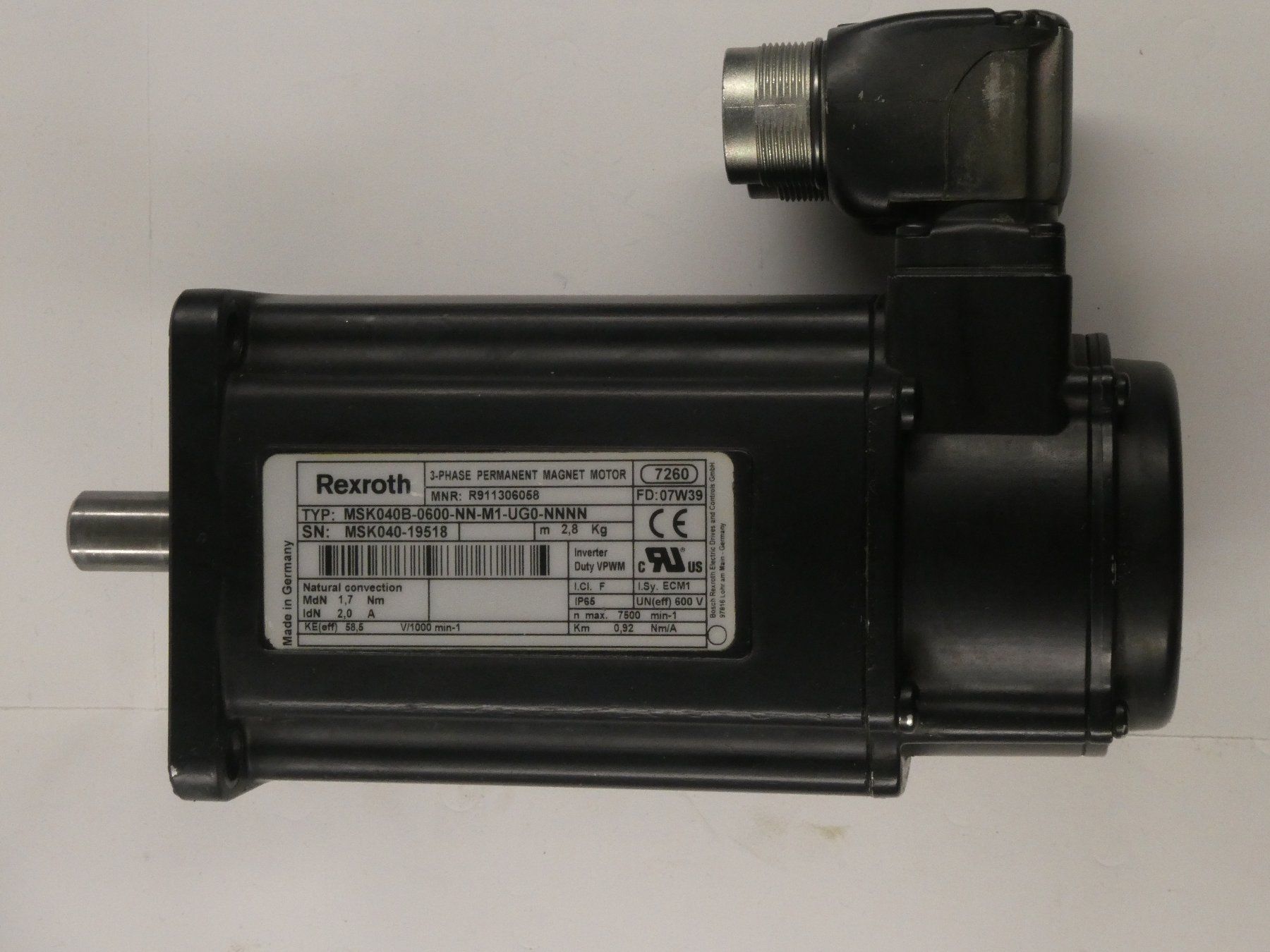 Bosch  Motori: Servomotor von Rexroth – Usato da Fulenbach venduto da Hach0